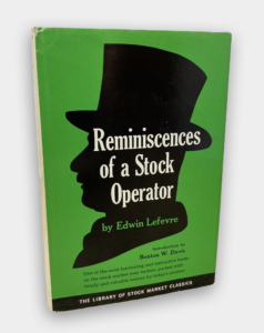 Reminiscences Of A Stock Operator by Edwin Lefevre book cover