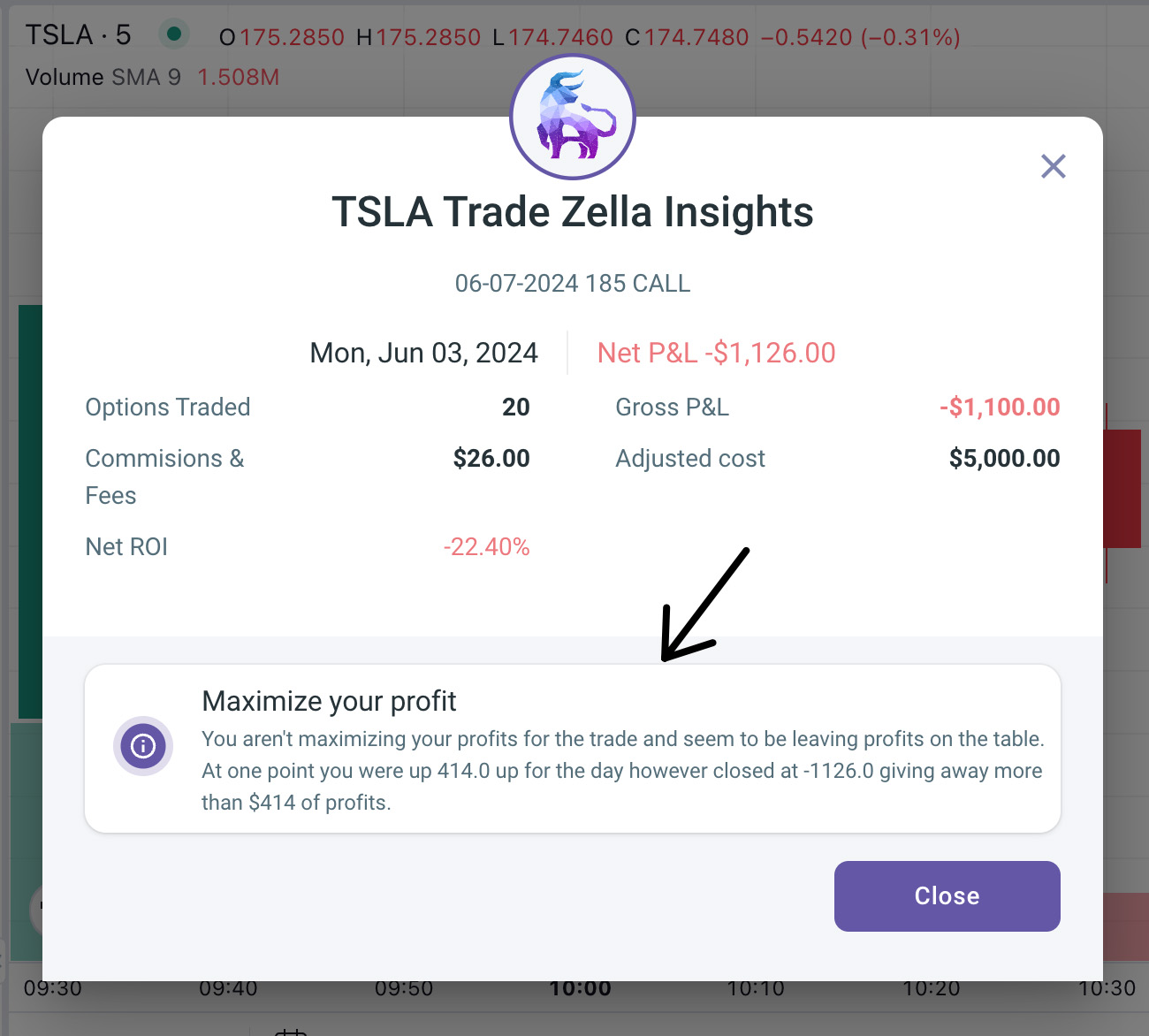 tradezella ai recommendation